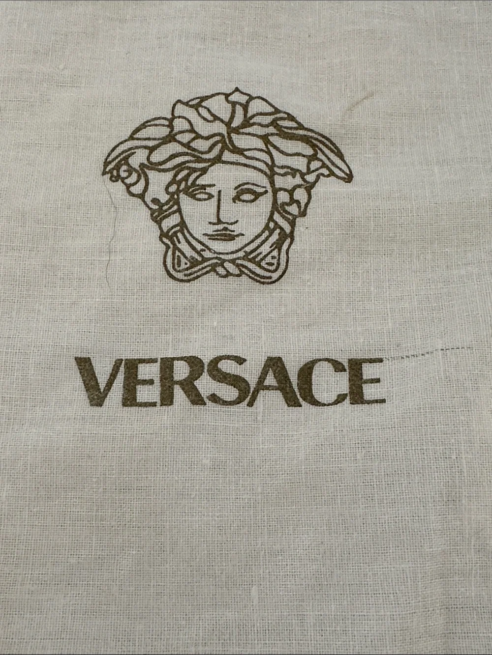 Versace Large Gold Hoop Earrings